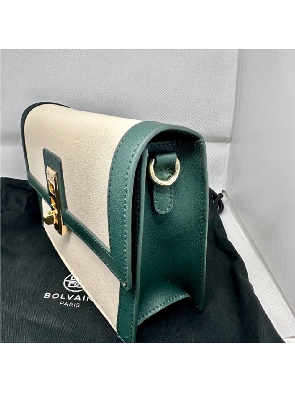 Bolvaint Paris NWT Leonie Leather Crossbody Clutch with Dust Bag, Retails $1,900 - Picture 3 of 15